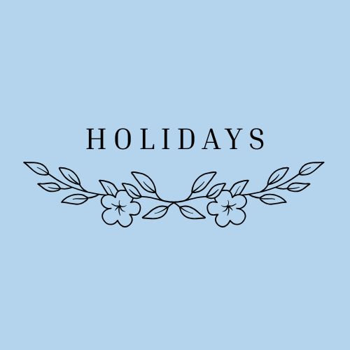 Holidays