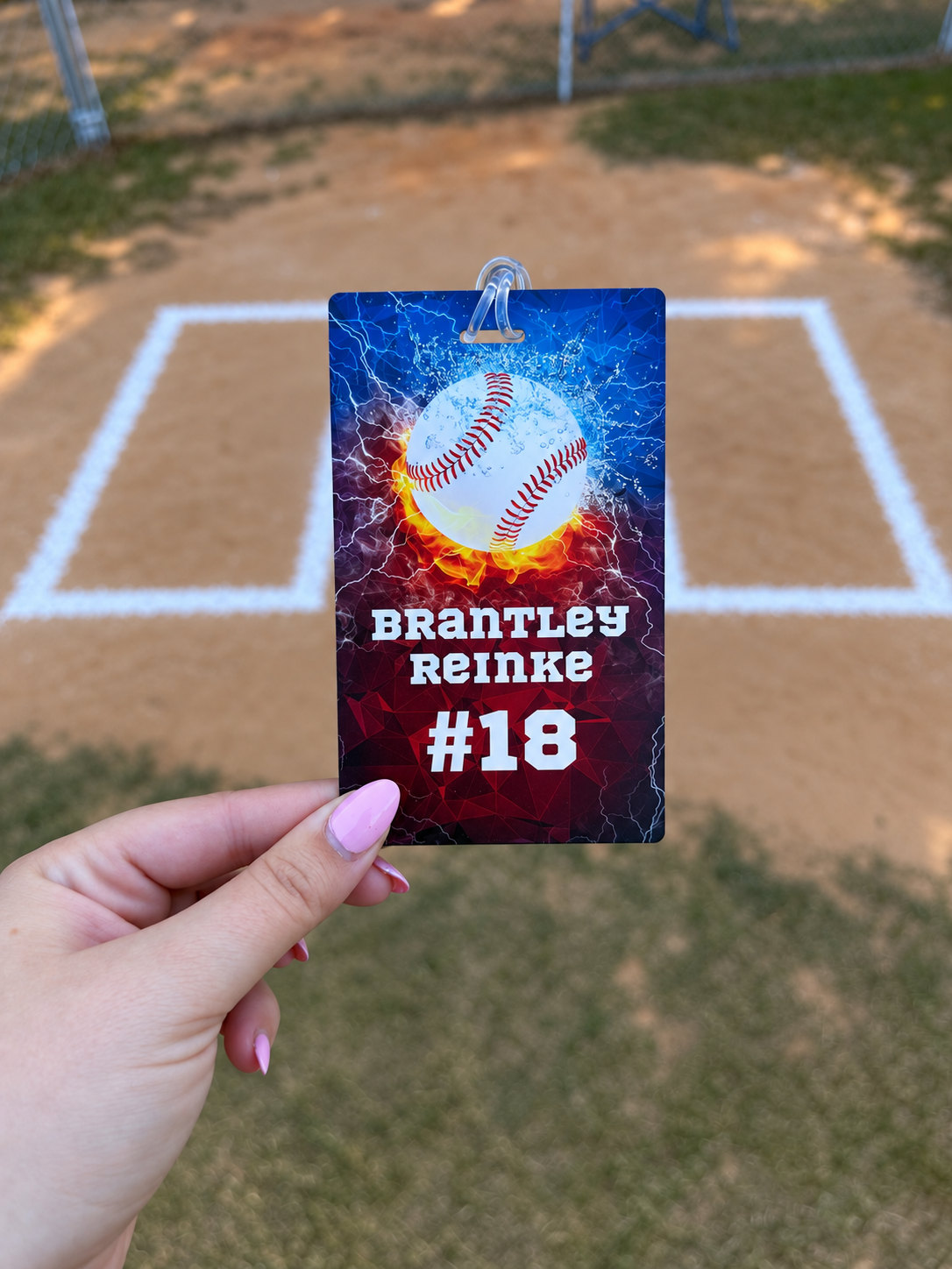 Holographic Sports Bag Tag