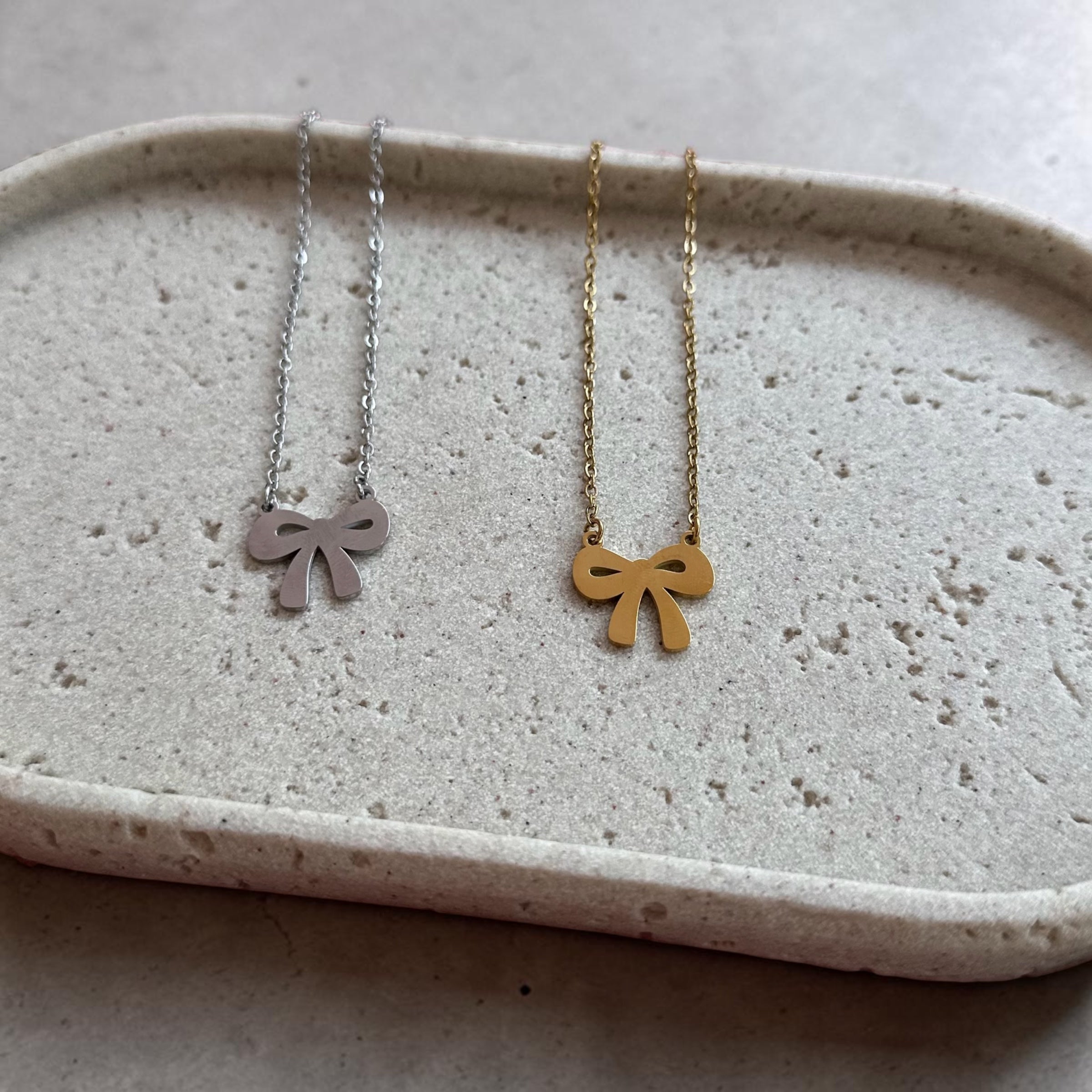 Bow Pendant Necklace
