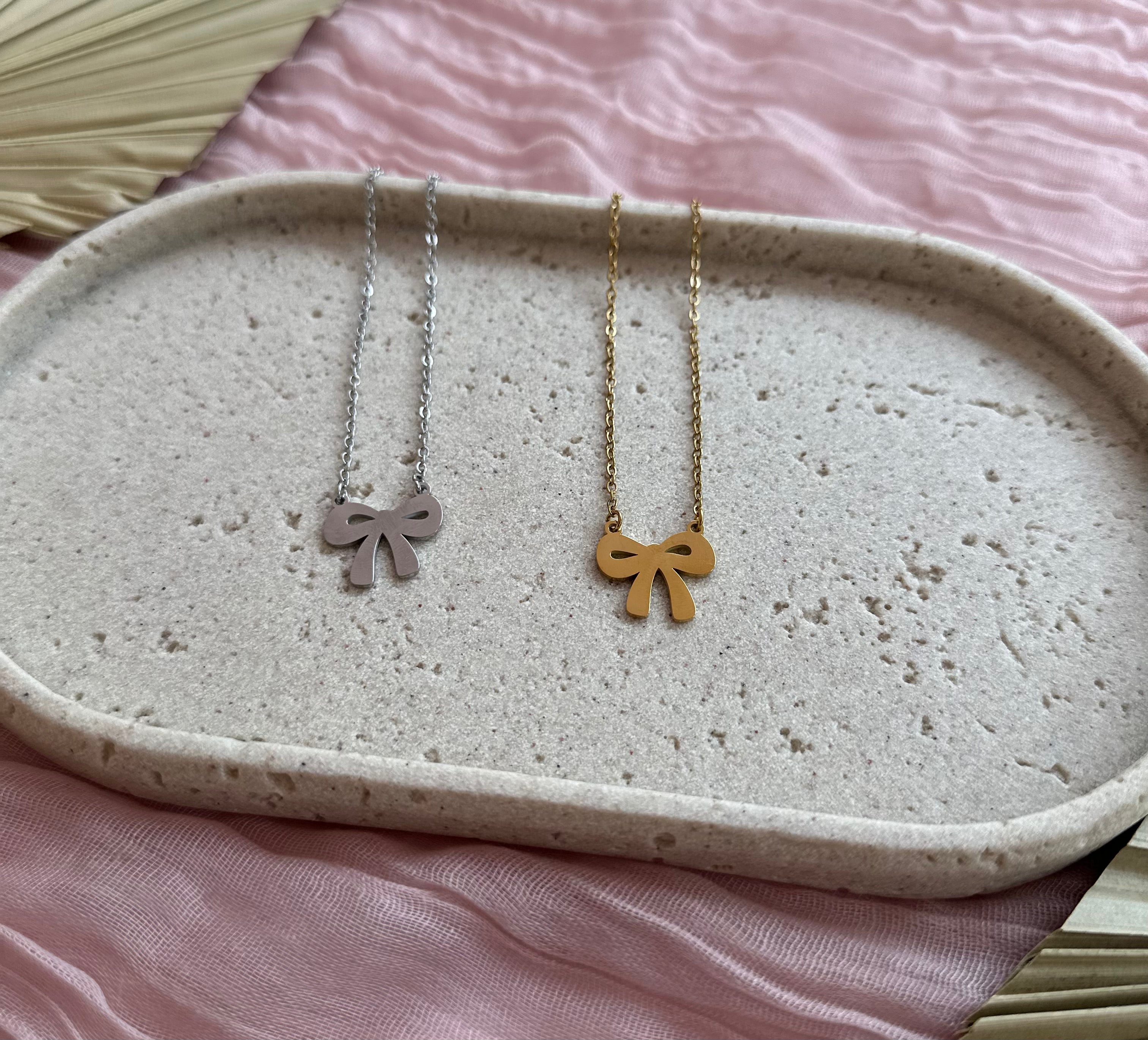 Bow Pendant Necklace