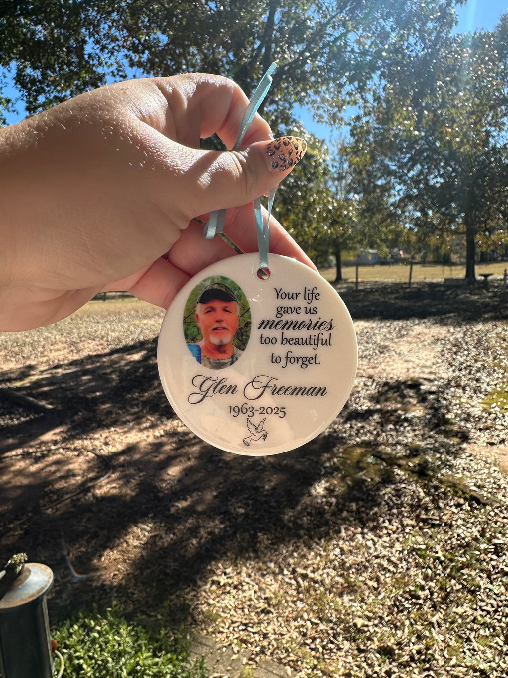 Custom Memorial Ornament