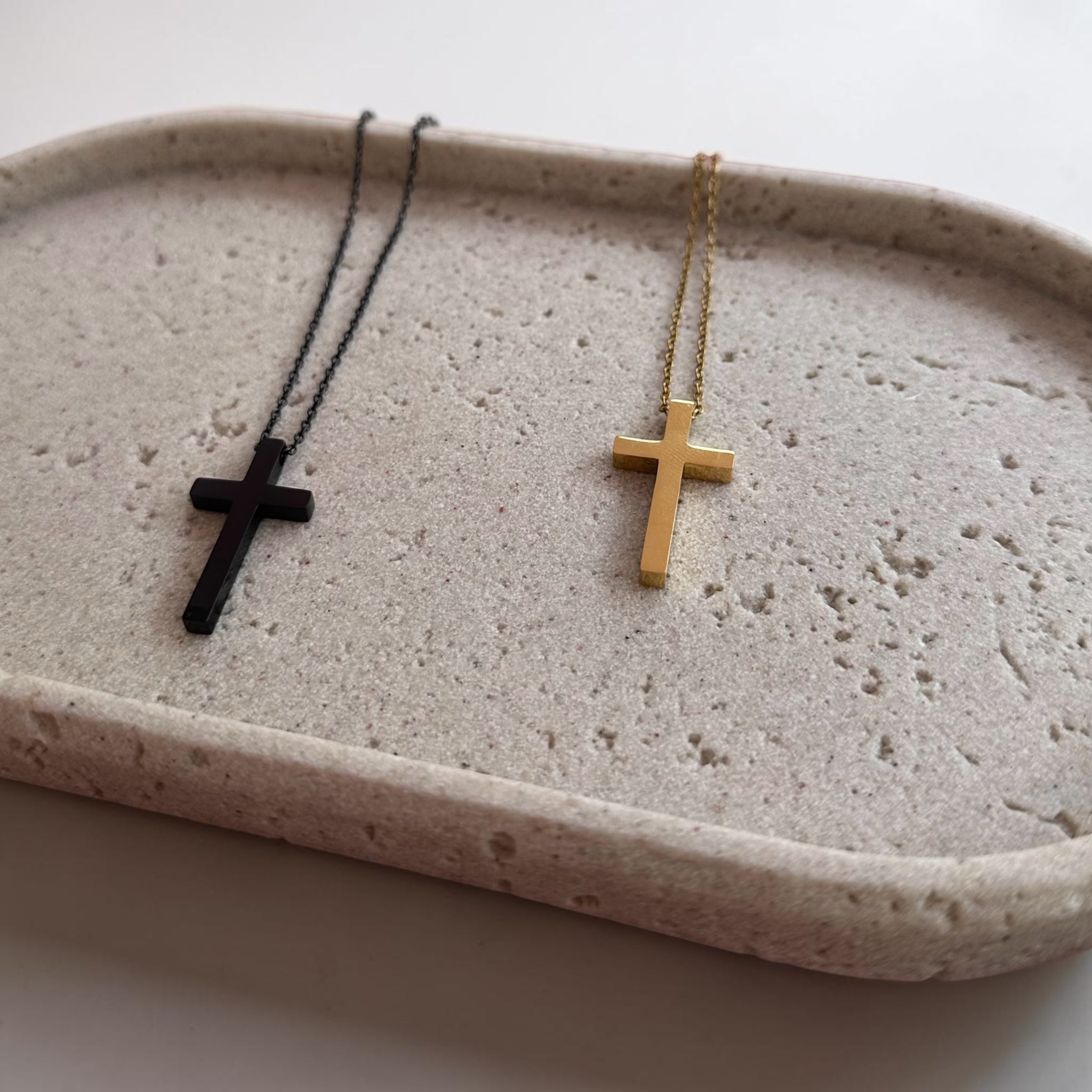 Vertical Women's Cross Necklace